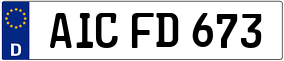 Truck License Plate